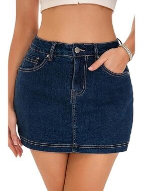Dickies Vintage Y2K Denim Mini Skirt